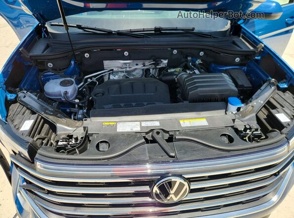 1V2WN2CA4TC554624 2026 VOLKSWAGEN ATLAS Blue Engine compartment view