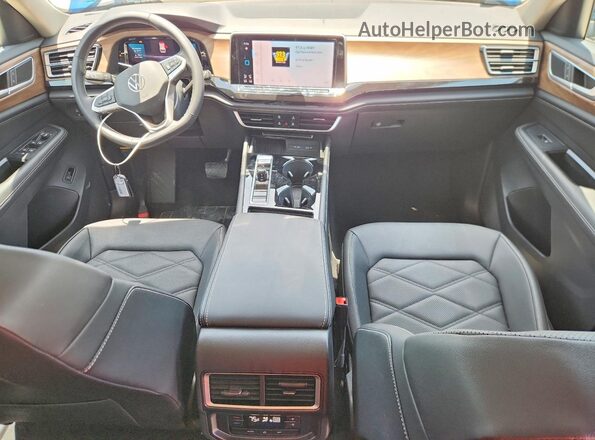 1V2WN2CA4TC554624 2026 VOLKSWAGEN ATLAS Blue Dashboard view