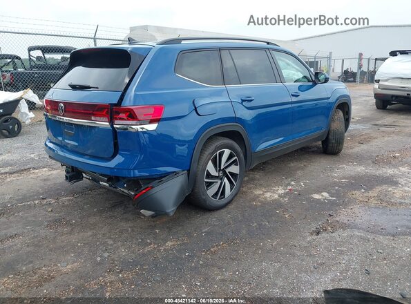 1V2WN2CA7TC554441 2026 VOLKSWAGEN ATLAS Blue Задня права чверть