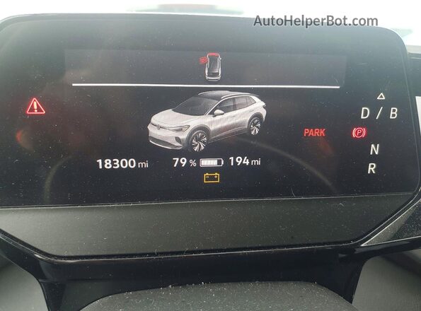 1V2WNPE81PC020171 2023 VOLKSWAGEN ID.4 Silver Widok zestawu wskaźników