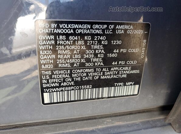 1V2WNPE88PC015582 2023 VOLKSWAGEN ID.4 Charcoal 