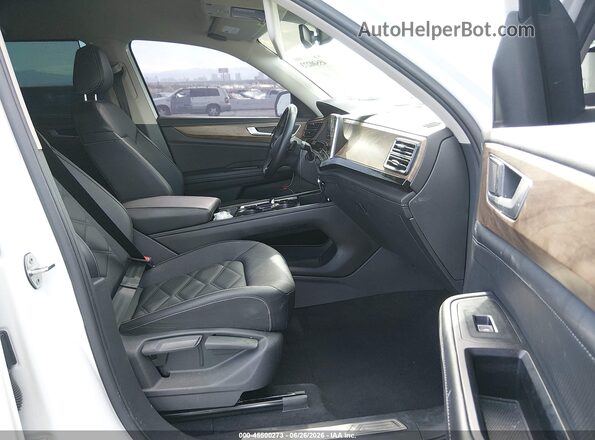 1V2WR2CA1SC533765 2025 VOLKSWAGEN ATLAS White Widok wnętrza z przodu