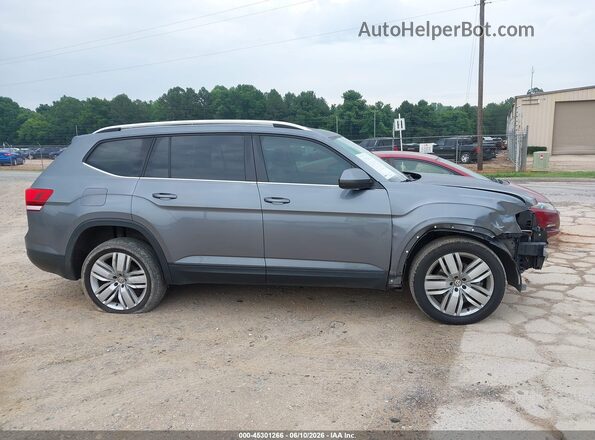 1V2WR2CA2KC605136 2019 VOLKSWAGEN ATLAS Gray Rear interior view