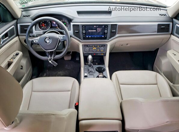1V2WR2CA3KC608370 2019 VOLKSWAGEN ATLAS Black Widok deski rozdzielczej