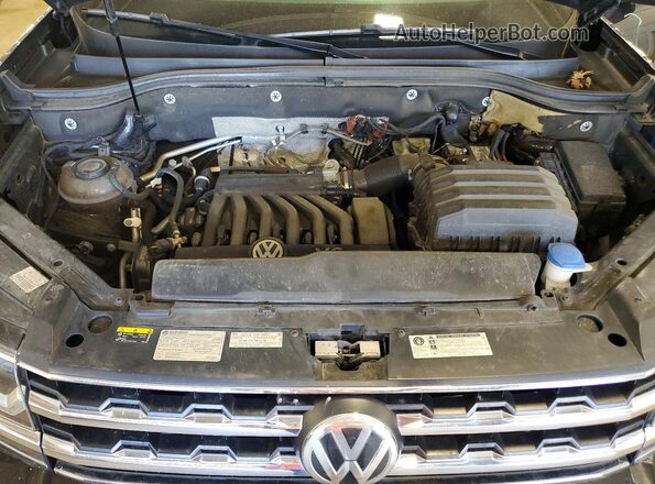 1V2WR2CA3KC624035 2019 VOLKSWAGEN ATLAS Black Widok komory silnika