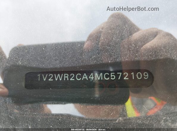 1V2WR2CA4MC572109 2021 VOLKSWAGEN ATLAS White Շարժիչի բաժամունքի տեսք