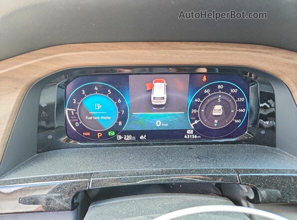 1V2WR2CA4RC537111 2024 VOLKSWAGEN ATLAS Угольный Вид щитка приборов