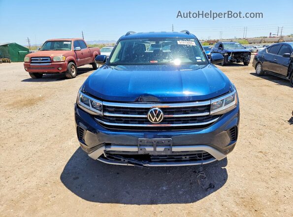 1V2WR2CA5MC554587 2021 VOLKSWAGEN ATLAS Blue 