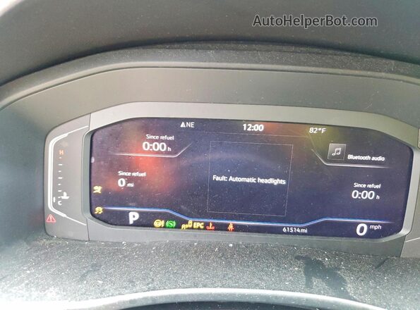 1V2WR2CA6PC506620 2023 VOLKSWAGEN ATLAS Black Вид щитка приладів
