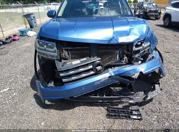 1V2WR2CA7KC520115 2019 VOLKSWAGEN ATLAS Синий Вид спереди