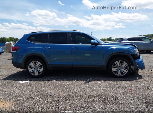 1V2WR2CA7KC520115 2019 VOLKSWAGEN ATLAS Синий Панорамный вид салона 360°