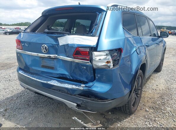 1V2WR2CA7KC556015 2019 VOLKSWAGEN ATLAS Blue წინა ხედი