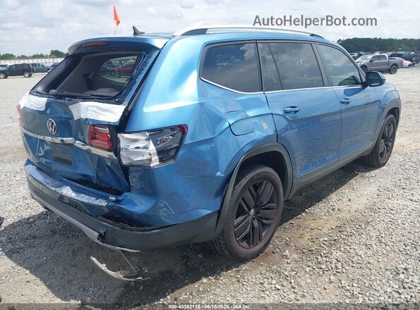 1V2WR2CA7KC556015 2019 VOLKSWAGEN ATLAS Blue უკანა მარჯვენა