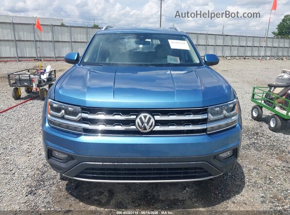 1V2WR2CA7KC556015 2019 VOLKSWAGEN ATLAS Blue ხელსაწყოთა პანელის ხედი