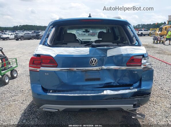 1V2WR2CA7KC556015 2019 VOLKSWAGEN ATLAS Blue 