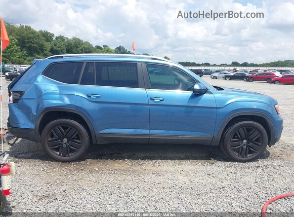 1V2WR2CA7KC556015 2019 VOLKSWAGEN ATLAS Blue უკანა სალონის ხედი