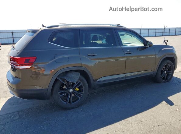 1V2WR2CA7KC561781 2019 VOLKSWAGEN ATLAS Brown Rear right
