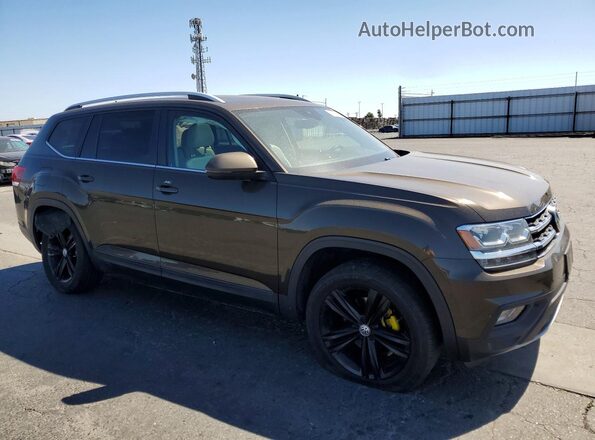 1V2WR2CA7KC561781 2019 VOLKSWAGEN ATLAS Brown Front right