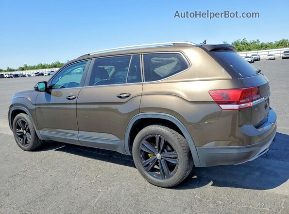 1V2WR2CA7KC561781 2019 VOLKSWAGEN ATLAS Brown Rear left
