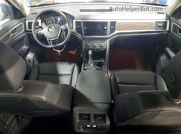 1V2WR2CAXKC623092 2019 VOLKSWAGEN ATLAS Blue Առջևի վահանակի տեսք