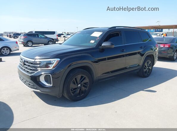 1V2WR2CAXRC508194 2024 VOLKSWAGEN ATLAS Black Передня ліва чверть