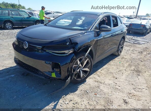 1V2WSPE81SC001427 2025 VOLKSWAGEN ID.4 Черный Передняя левая четверть