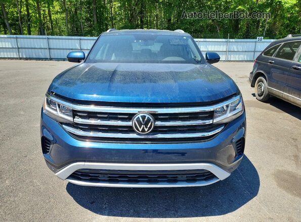 1V2YC2CA6LC225826 2020 VOLKSWAGEN ATLAS Blue Vista frontal