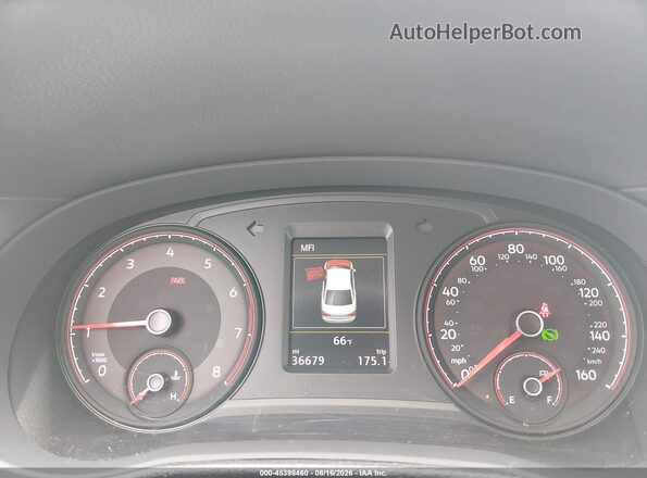 1VWAA7A31LC025220 2020 VOLKSWAGEN PASSAT Black უკანა სავარძლების ხედი