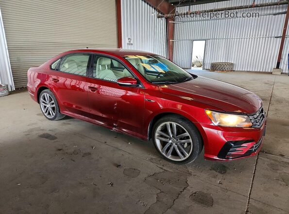 1VWAA7A32JC007175 2018 VOLKSWAGEN PASSAT Темно-бордовый 