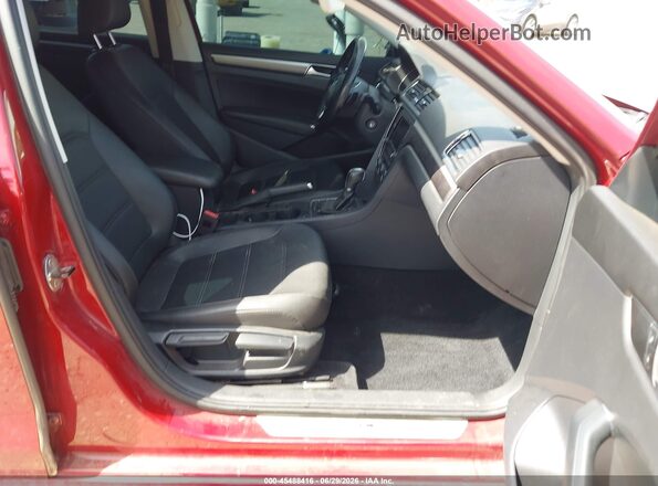 1VWAA7A34JC005914 2018 VOLKSWAGEN PASSAT Red წინა სალონის ხედი