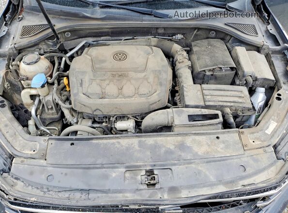1VWAA7A34JC009719 2018 VOLKSWAGEN PASSAT Charcoal Widok wnętrza z tyłu