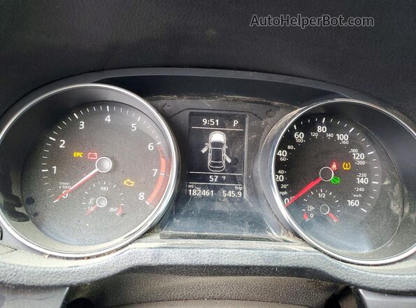 1VWAA7A34JC009719 2018 VOLKSWAGEN PASSAT Charcoal Widok zestawu wskaźników