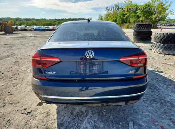 1VWAA7A34JC050352 2018 VOLKSWAGEN PASSAT Blue Вид ззаду