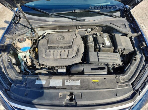 1VWAA7A34JC050352 2018 VOLKSWAGEN PASSAT Blue Вид задньої частини салону