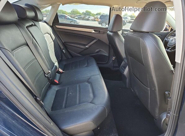 1VWAA7A34JC050352 2018 VOLKSWAGEN PASSAT Blue Вид задніх сидінь