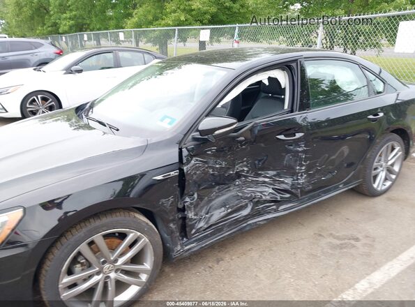 1VWAA7A35JC005596 2018 VOLKSWAGEN PASSAT Black Front view