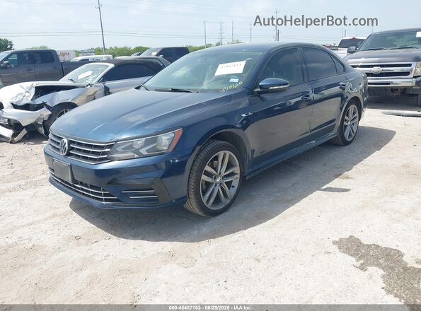 1VWAA7A35JC023726 2018 VOLKSWAGEN PASSAT Blue Vista tres cuartos delantera izquierda