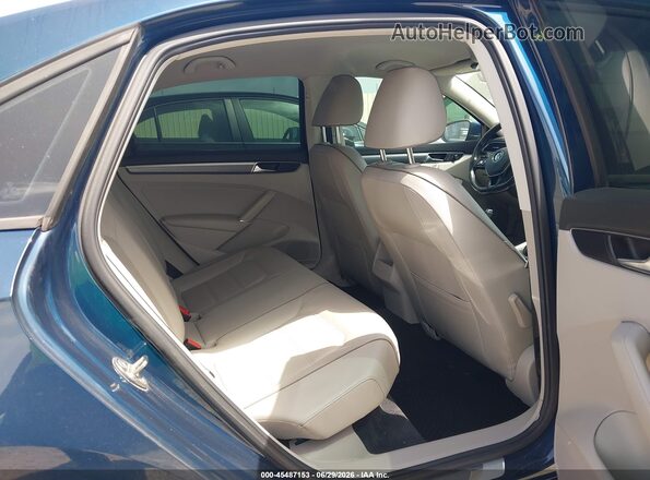 1VWAA7A35JC023726 2018 VOLKSWAGEN PASSAT Blue Vista de la etiqueta del VIN