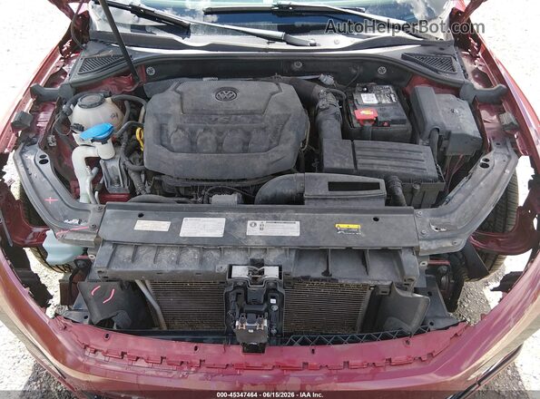 1VWAA7A35JC035455 2018 VOLKSWAGEN PASSAT Red უკანა ხედი