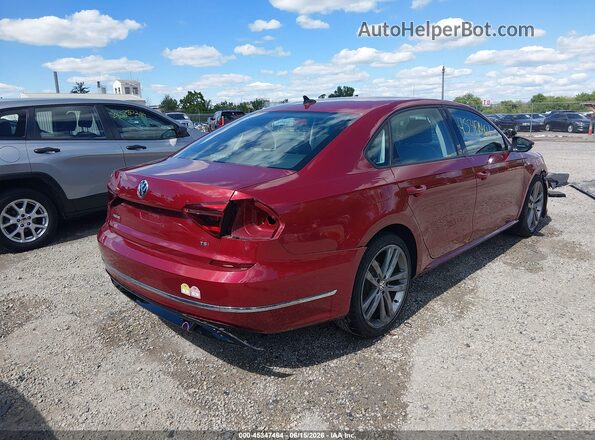 1VWAA7A35JC035455 2018 VOLKSWAGEN PASSAT Red უკანა მარჯვენა