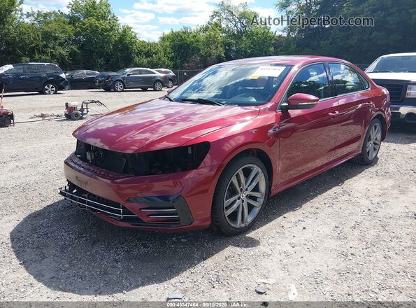 1VWAA7A35JC035455 2018 VOLKSWAGEN PASSAT Red წინა მარცხენა ხედი სამი მეოთხედიდან