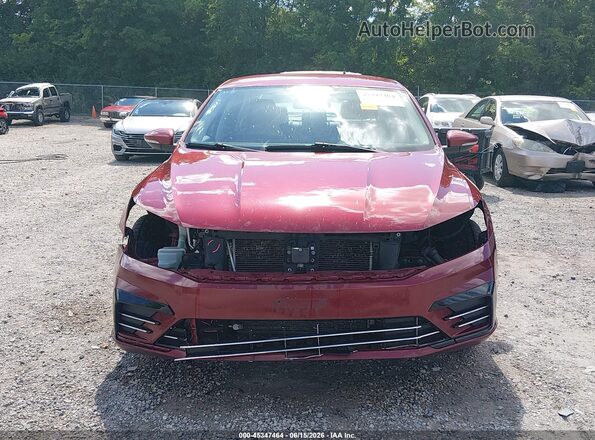 1VWAA7A35JC035455 2018 VOLKSWAGEN PASSAT Red უკანა სალონის ხედი