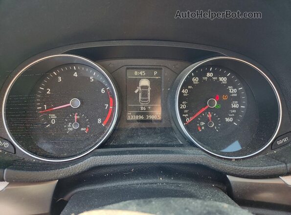 1VWAA7A36JC012802 2018 VOLKSWAGEN PASSAT Gray Widok zestawu wskaźników