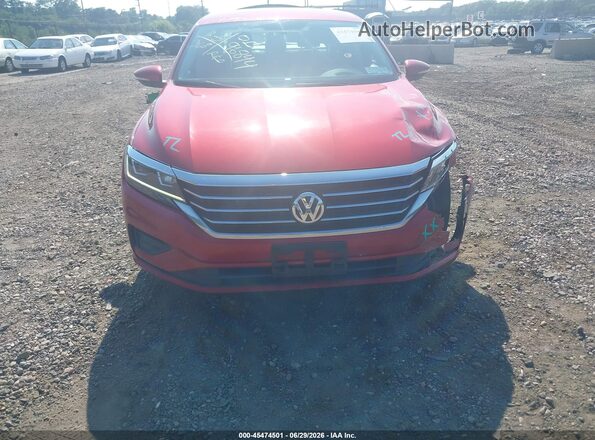 1VWAA7A36LC013063 2020 VOLKSWAGEN PASSAT Red Вид щитка приладів