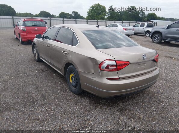 1VWAS7A33GC027375 2016 VOLKSWAGEN PASSAT Tan Հետևի ձախ