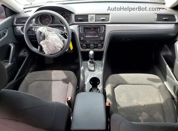 1VWAS7A34GC035047 2016 VOLKSWAGEN PASSAT Black Dashboard view