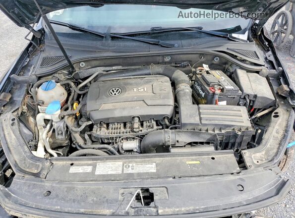 1VWAS7A34GC035047 2016 VOLKSWAGEN PASSAT Black Rear interior view