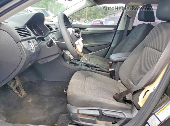 1VWAS7A34GC035047 2016 VOLKSWAGEN PASSAT Black Front interior view
