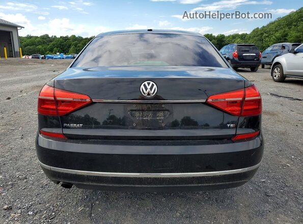 1VWAS7A34GC035047 2016 VOLKSWAGEN PASSAT Black Rear view