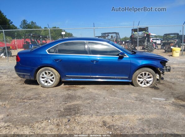 1VWAS7A34GC045030 2016 VOLKSWAGEN PASSAT Blue Widok wnętrza z tyłu